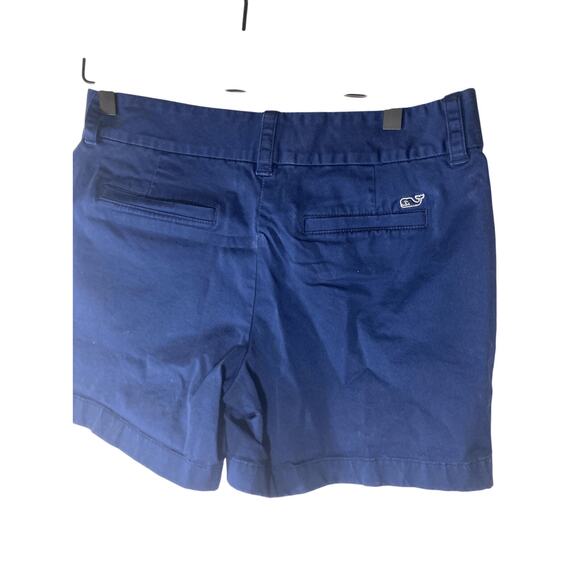 Vineyard Vines Chino Sailor Chic Nautical Coastal Navy Shorts Sz 2 - Picture 4 of 5